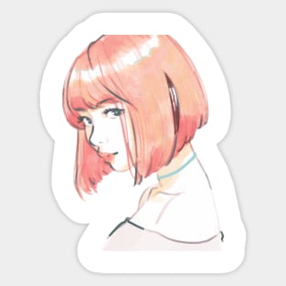 Peach Sticker